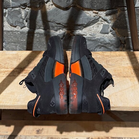 Louis Vuitton x Lucien Clark Black Suede "A View" Sneakers - Picture 11 of 15